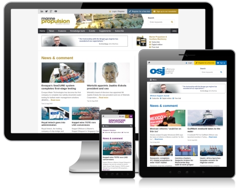 Multiple websites launched for Riviera Maritime Media