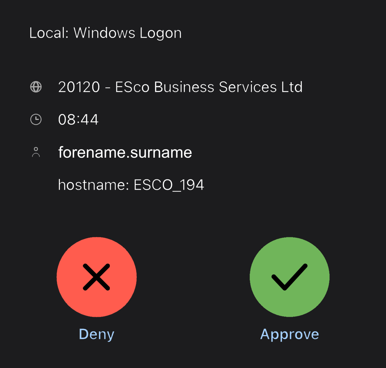 Duo app notification
